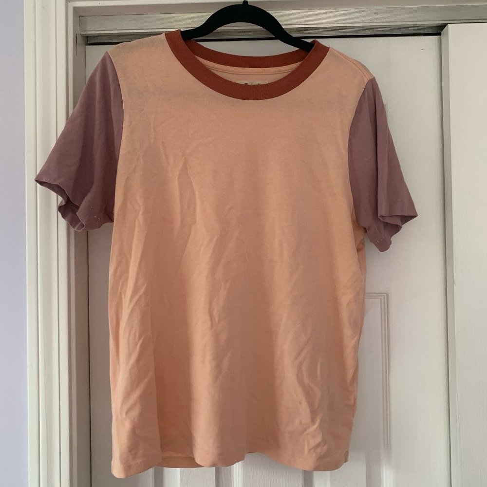 Madewell Supima® Cotton Colorblock Essential Ringer - M